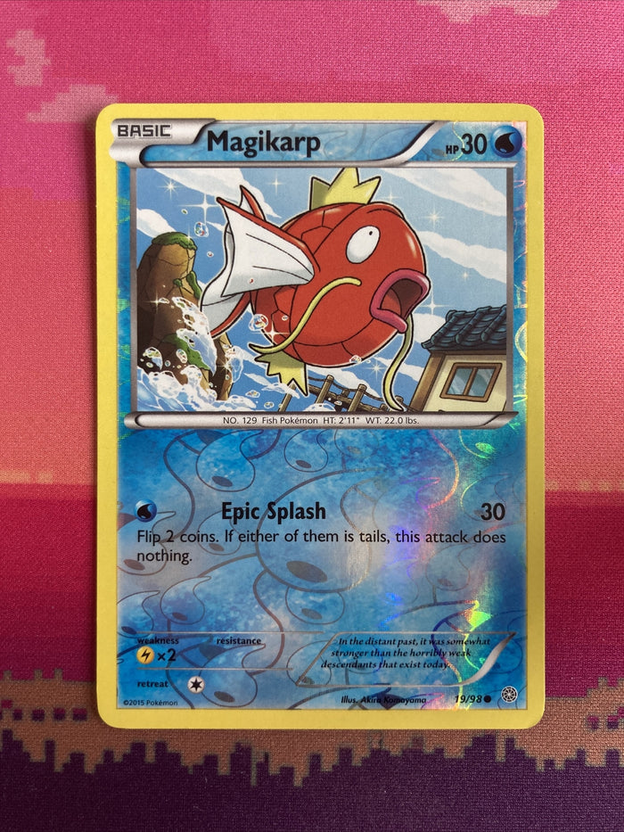 Pokemon Card Magikarp Ancient Origins Reverse Holo 19/98 Near Mint