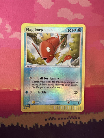 Pokemon Card Magikarp EX Dragon Reverse Holo Common 60/97 Near Mint