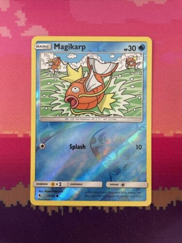Pokemon Card Magikarp Hidden Fates Reverse Holo 15/68 Near Mint