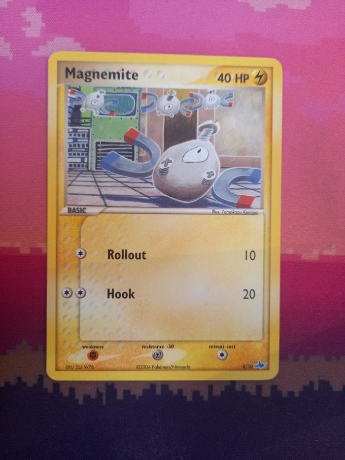 Pokemon Card Magnemite 4/10 EX Trainer Kit Latios Near Mint