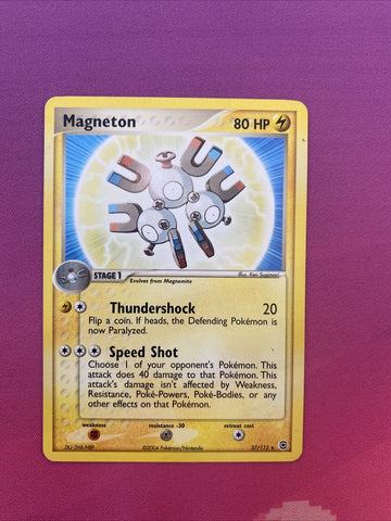 Pokemon Card Magneton Triumphant Uncommon 43/102 Near Mint