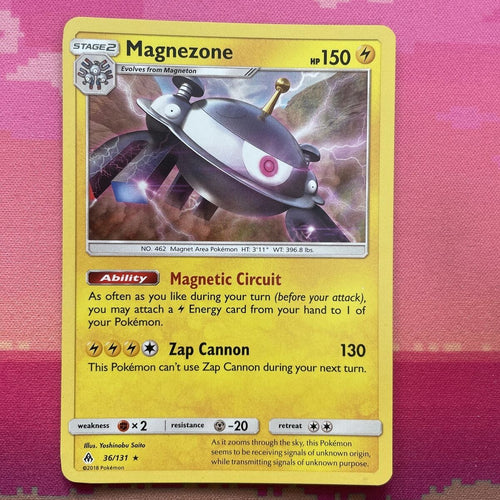 Pokemon Card Magnezone Forbidden Light Holo Rare 36/131 Near Mint