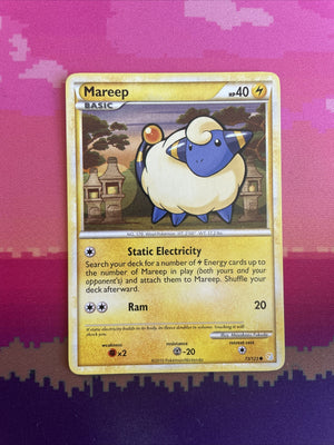 Pokemon Card Mareep HeartGold & SoulSilver Uncommon 73/123 Near Mint
