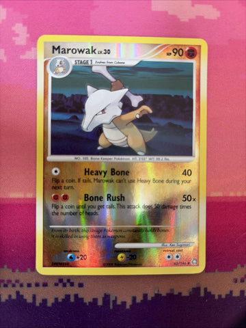 Pokemon Card Marowak Legends Awakened Reverse Holo 63/146 Near Mint