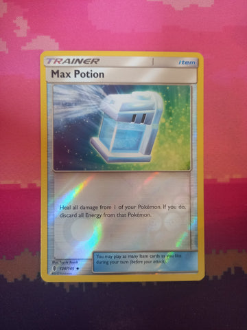 Pokemon card Max Potion 128/145 Reverse Holo Guardians Rising Near Mint
