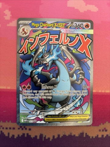 Pokemon Card Mega Charizard X EX Black Star Promo 023 Near Mint