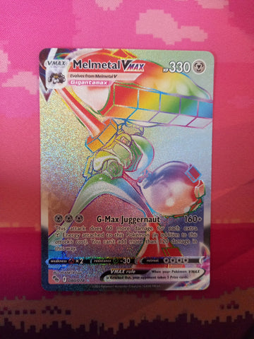 Pokemon Card Melmetal VMAX 080/078 Secret Rare Pokemon GO Near Mint