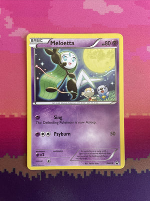 Pokemon Card Meloetta BW68 Black & White Black Star Promo Near Mint