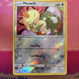 Pokemon Card Meowth Unbroken Bonds Reverse Holo 147/214 Near Mint