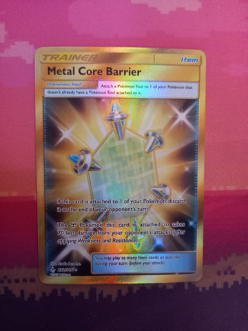 Pokemon Card Metal Core Barrier 232/214 Secret Rare Unbroken Bonds Near Mint