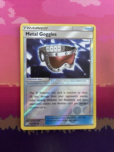 Pokemon Card Metal Goggles Team Up Reverse Holo Uncommon 148/181 Near Mint