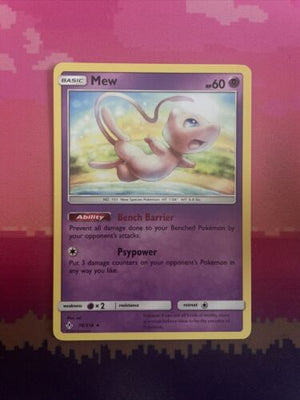 Pokemon Card Mew Unbroken Bonds Rare 76/214 Near Mint