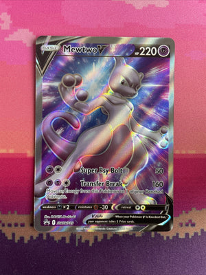 Pokemon Card Mewtwo V SWSH229 Ultra Rare Black Star Promo Near Mint