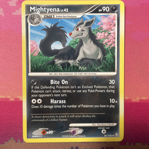 Pokemon Card Mightyena EX Legends Awakened Uncommon 66/146 Near Mint