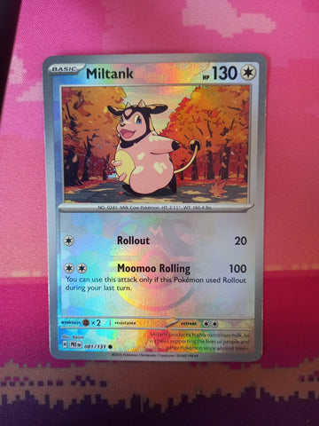 Pokemon Card Miltank Masterball Prismatic Evolutions 081/131 Near Mint