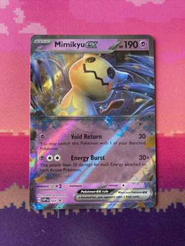 Pokemon Card Mimikyu EX 004 Black Star Promo Ultra Rare Near Mint