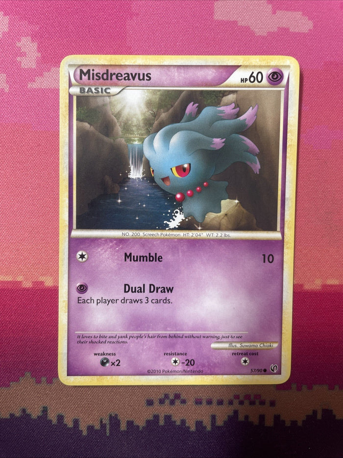 Pokemon Card Misdreavus Undaunted Common 57/90 NM