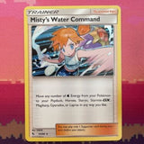 Pokemon Card Misty's Water Command Hidden Fates Holo Rare 63/68 Near Mint