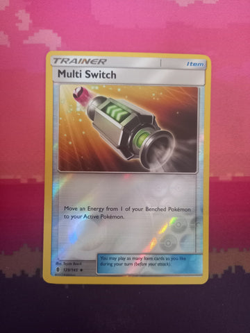 Pokemon card Multi Switch 129/145 Reverse Holo Guardians Rising Near Mint