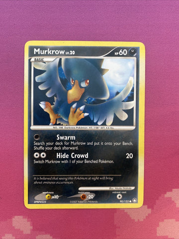 Pokemon Card Murkrow Mysterious Treasures Common 90/123 Near Mint