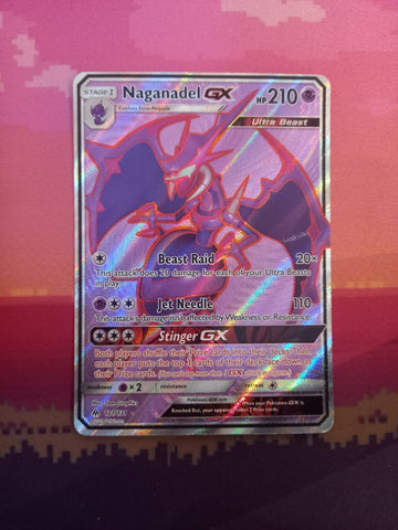 Pokemon Card Nagandel GX 121/131 Ultra Rare Forbidden Light Near Mint