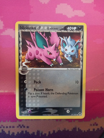 Pokemon Card Nidoran Dragon Frontiers Common 57/101 Near Mint