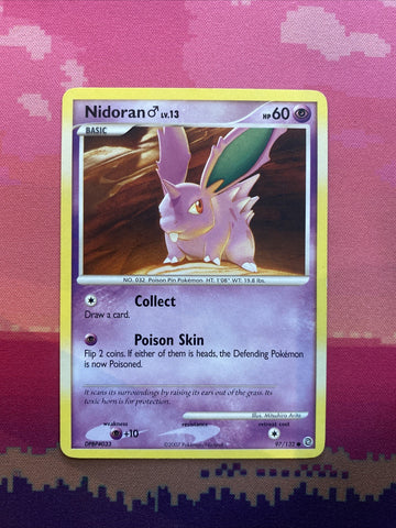 Pokemon Card Nidoran Secret Wonders Common 97/132 Near Mint