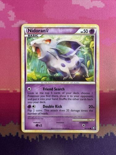 Pokemon Card Nidoran Triumphant Common 69/102 Near Mint