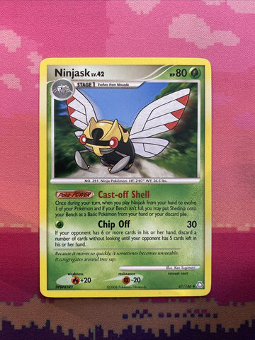 Pokemon Card Ninjask EX Legends Awakened Uncommon 67/146 Near Mint