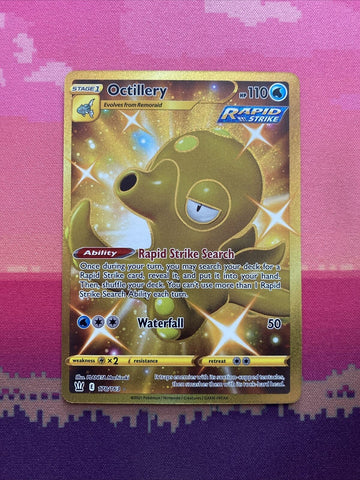 Pokemon Card Octillery 178/163 Secret Rare Battle Styles Near Mint