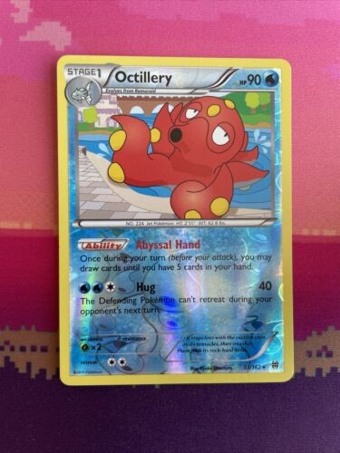 Pokemon Card Octillery Breakthrough Reverse Holo Rare 33/162 Near Mint