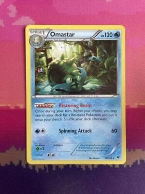 Pokemon Card Omastar Fates Collide Rare 18/124 Near Mint