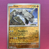Pokemon Card Onix Scarlet & Violet 151 Reverse Holo 095/165 Near Mint