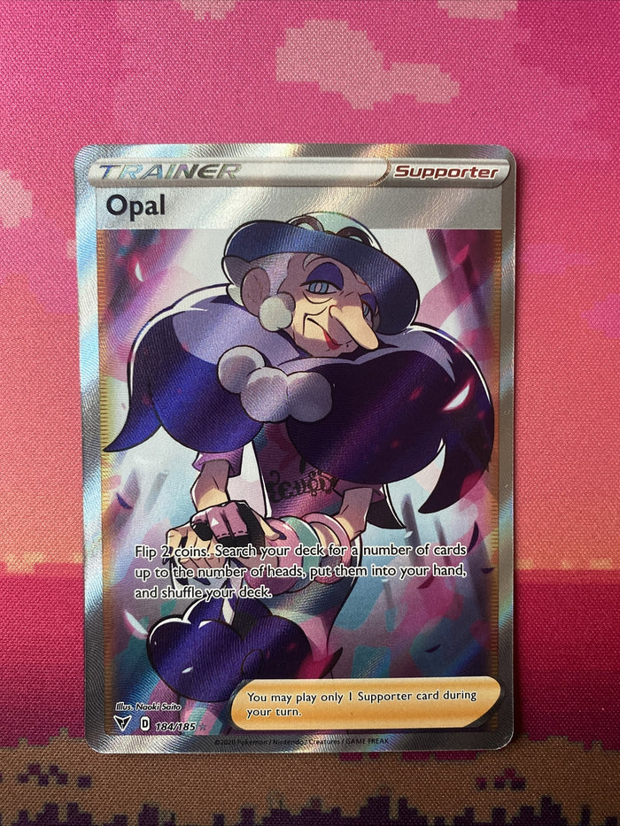 Pokemon Card Opal 184/185 Vivid Voltage Full Art Near Mint