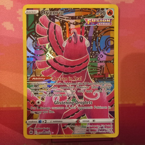 Pokemon Card Oricorio GG04/GG70 Galarian Gallery Crown Zenith Near Mint