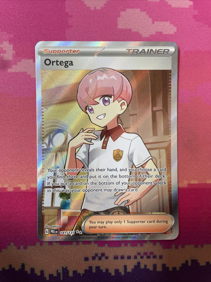 Pokemon Card Ortega 141/131 Ultra Rare Prismatic Evolutions NM