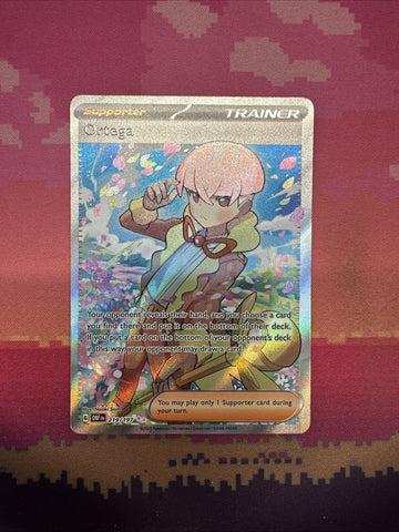 Pokemon Card Ortega 219/197 Ultra Rare Obsidian Flames Near Mint