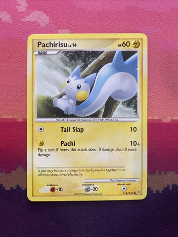 Pokemon Card Pachirisu Supreme Victors Common 118/147 Near Mint