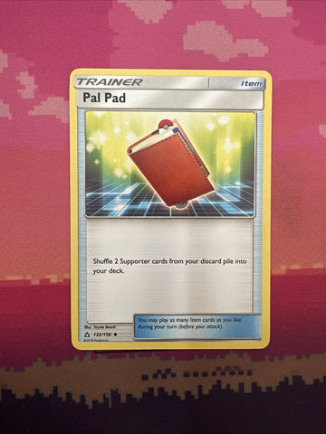 Pokemon Card Pal Pad Ultra Prism Uncommon 132/156 Near Mint
