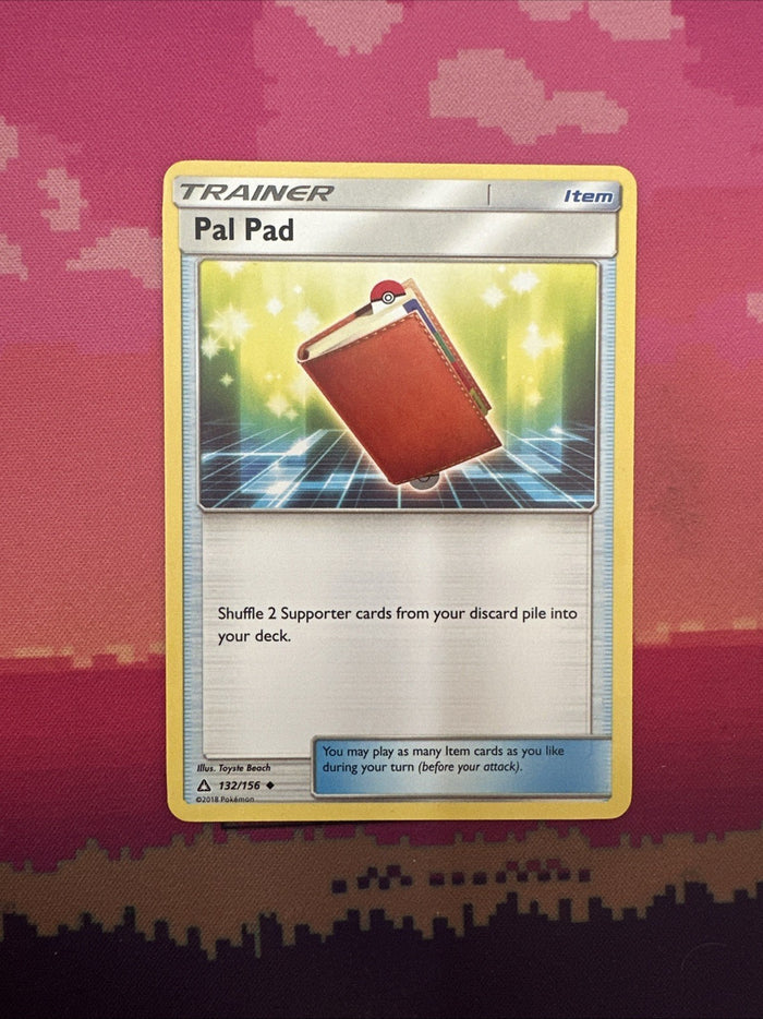 Pokemon Card Pal Pad Ultra Prism Uncommon 132/156 Near Mint