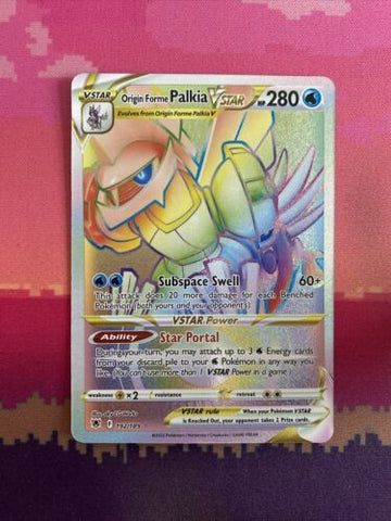 Pokemon Card Palkia VSTAR 192/189 Secret Rainbow Rare Astral Radiance Near Mint