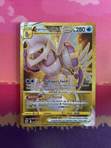 Pokemon Card Palkia VSTAR 208/189 Secret Rare Astral Radiance Near Mint