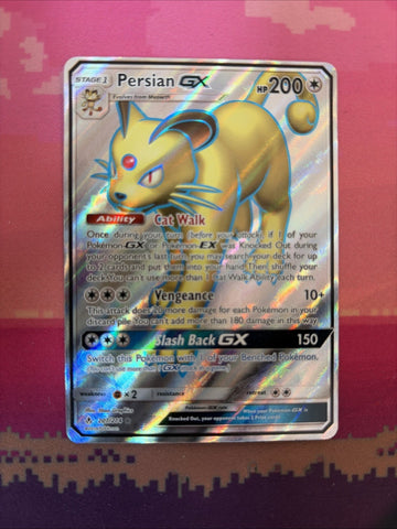 Pokemon Card Persian GX Unbroken Bonds Ultra Rare 207/214 Near Mint
