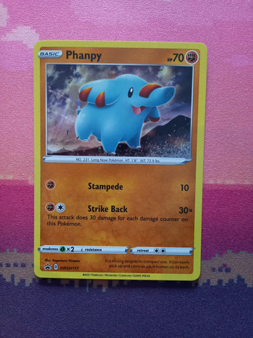 Pokemon Card Phanpy SWSH117 Black Star Promo Cosmo Holo Near Mint