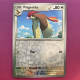 Pokemon Card Pidgeotto Scarlet & Violet 151 Reverse Holo 017/165 Near Mint