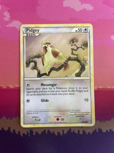 Pokemon Card Pidgey Call Of Legends Common 67/95 Near Mint