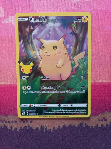 Pokemon Card Pikachu 005/025 Celebrations STAMPED Near Mint