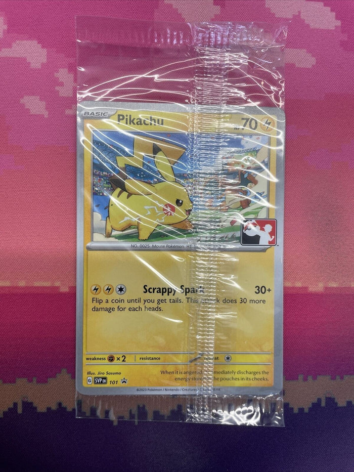 Pokemon Card Pikachu 101 Scarlet & Violet League Promo Sealed NM