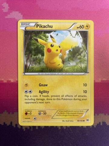 Pokemon Card Pikachu Breakthrough Common 48/162 Near Mint