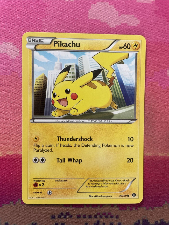 Pokemon Card Pikachu Next Destinies Common 39/99 Near Mint